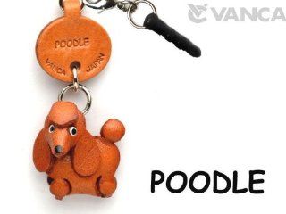 Poodle Leather Dog Earphone Jack Accessory / Dust Plug / Ear Cap / Ear Jack *VANCA* Made in Japan #47749 Cell Phones & Accessories