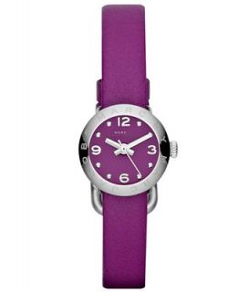 Marc by Marc Jacobs Watch, Womens Amy Dinky Cosmic Purple Leather Strap 20mm MBM1252   Watches   Jewelry & Watches