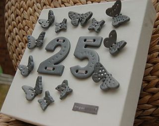 personalised anniversary canvas by fingerprints gifts