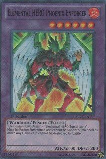 Yu Gi Oh   Elemental HERO Phoenix Enforcer (LCGX EN138)   Legendary Collection 2   1st Edition   Super Rare Toys & Games