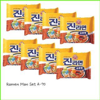Ramen Man Set A 70 (Jin Ramen Mild x 8) 라면만 세트 A 70 (진라면 순한맛 x8)  Other Products  