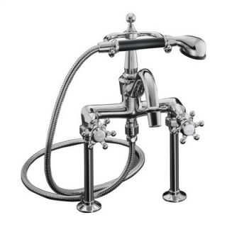 Kohler Antique Bath Faucet with Handshower and Six Prong Handles