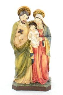 Holy Family Statue Baby Jesus the Virgin Mary and Saint Joseph Roman Catholic Christian Religious Figurine Figure D18200  