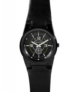 Unlisted Watch, Mens Black Leather Strap UL1094   Watches   Jewelry & Watches