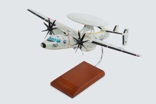 Northrop Grumman E 2D Hawkeye Handcrafted Quality Desktop Aircraft Model Display / USN Carrier capable Tactical Airborne Early Warning (AEW) Aircraft / Unique and Perfect Collectible Gift Idea / Aviation Historical Replica Gift Toy Toys & Games
