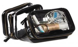 the clear inflight travel organiser bag by organise us limited
