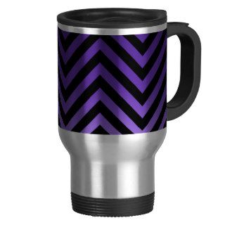 Deep to Light Purple Ombre Chevron Mug