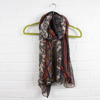 scarf, fusion by bohemia