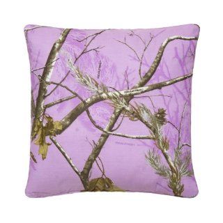 Realtree AP Lavender Square Pillow   Throw Pillows