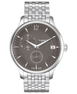 Tissot Watch, Mens Swiss PR 100 Anthracite Stainless Steel Bracelet T0494104406700   Watches   Jewelry & Watches