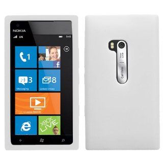 Soft Skin Case Semi Transparent White For NOKIA 900(Lumia 900) Cell Phones & Accessories