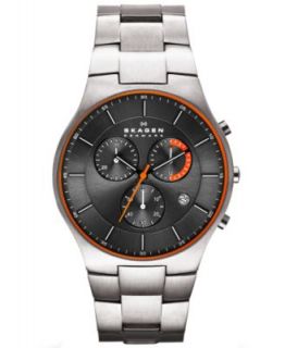 Skagen Denmark Watch, Mens Titanium Mesh Bracelet 40mm SKW6007   Watches   Jewelry & Watches