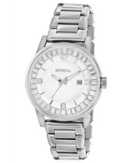Breil Watch, Womens Orchestra Stainless Steel and Crystal Bracelet TW1008   Watches   Jewelry & Watches