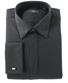 BOSS by Hugo Boss Dress Shirt, Tuxedo French Cuff Long Sleeve Shirt   Dress Shirts   Men