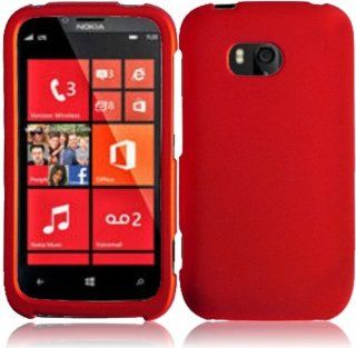 For Nokia Lumia 822 Hard Cover Case Red Accessory Cell Phones & Accessories