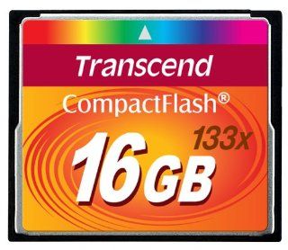 Transcend 16 GB 133x CompactFlash Memory Card TS16GCF133 Electronics