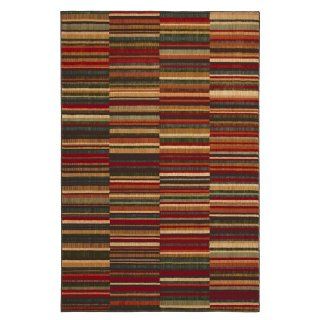 Townhouse Rugs Metropolis Multi 96 Inch by 132 Inch Area Rug   Multi Color Rug