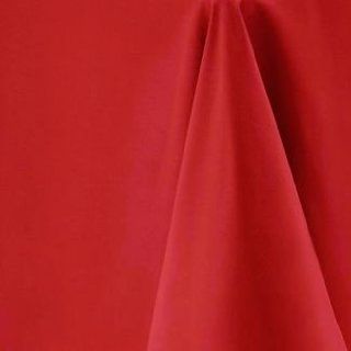 Red Round Tablecloth   132 cm (52") Diameter   To Fit Up To 4' Round Tables  