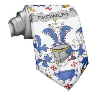 Crowley Family Crest Neckties