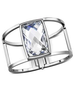 Swarovski Bracelet, Stainless Steel Diamond Touch Light Nirvana Cuff Bracelet   Fashion Jewelry   Jewelry & Watches