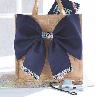 wiltshire berry liberty print big bow bag by naive textile art