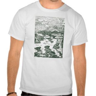 Lake Pokegama Map T shirts