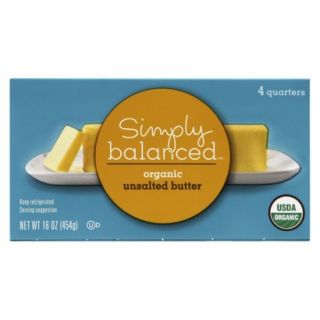 Simply Balanced Organic Unsalted Butter 1 lb