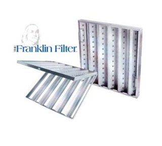 Franklin Machine 129 1112 Hinged Baffle Filter, 20x20 in, Stainless, Each Kitchen Small Appliances Kitchen & Dining