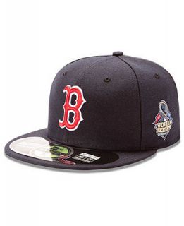 New Era Boston Red Sox World Series Patch 59FIFTY Cap   Sports Fan Shop By Lids   Men