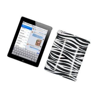 Eagle Cell PIIPAD3G128 Stylish Hard Snap On Protective Case for iPad 3   Retail Packaging   Zebra Black/White Computers & Accessories