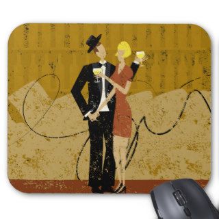 Drinking wine mouse pads