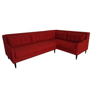 Red Genova Sectional Sofa Sofas & Loveseats