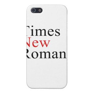 Times New Roman iPhone 5 Cases