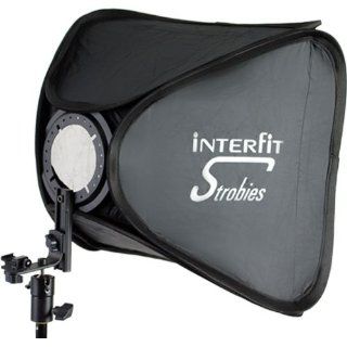 Interfit STR127 Strobies Folded Softbox (24 Inch x 24 Inch)  Photographic Lighting Soft Boxes  Camera & Photo