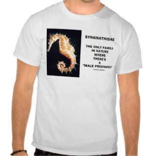 Syngnathidae Only Family In Nature Male Pregnancy Shirt