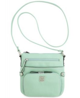 Giani Bernini Glazed Leather Crossbody Bag   Handbags & Accessories