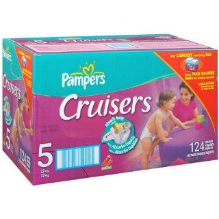 Pampers Cruisers Size 5   124 ct. Health & Personal Care