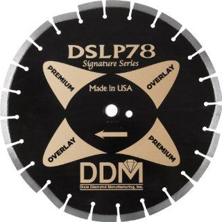 Dixie Diamond Manufacturing DSLP7814125ASPHALT OVER CONCRETEBlade Premium Grade for Dry/Wet Cutting, 14 Inch X 0.125 Inch X 1 Inch with 20mm Bushing   Power Tile Saws  