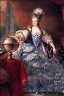 Marie Antoinette, Queen of France, by Jean Baptiste Gautier Dagoty (1775)   24"x36" Poster  Prints  