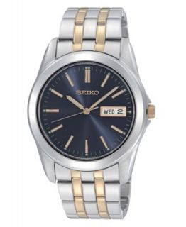 Seiko Watch, Mens Two Tone Stainless Steel Bracelet SGGA47   Watches   Jewelry & Watches