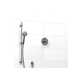 Riobel KIT#123SHTMC 1/2 Coaxial Thermostatic 2 Ways System W/ Hand Shower Rail   Tub And Shower Faucets  