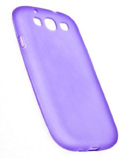 CASE123 Soft Matte Surface TPU Gel Skin Case Cover for Samsung Galaxy S3 (AT&T/Verizon/T mobile/Sprint/International)   Purple Cell Phones & Accessories