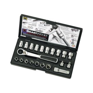 Pass-Through Ratchet and Sockets — 21-Pc. Set  Multi Drive   Specialty Sets