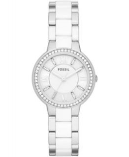 Fossil Womens Stella White Resin Bracelet Watch 37mm ES1967   Watches   Jewelry & Watches