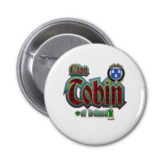 Tobin Tartan Crest Pins