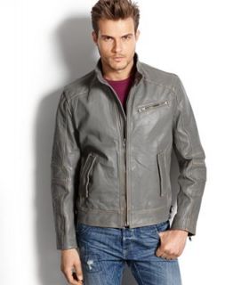 INC International Concepts Jacket, Alexander Leather Jacket   Coats & Jackets   Men