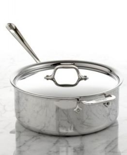 All Clad Stainless Steel 4 Qt. Covered Saute Pan   Cookware   Kitchen