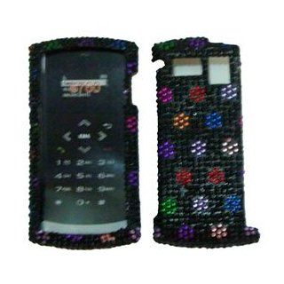Rainbow Dots Design Diamond Hard Cover Case with ApexGears Stylus Pen for Sanyo Incognito 6760 by ApexGears Cell Phones & Accessories