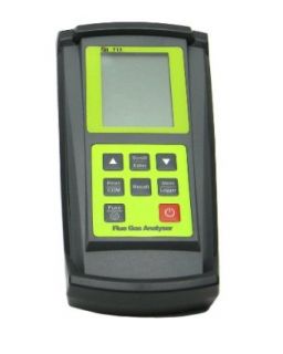 TPI 712A740 Combustion Efficiency Analyzer with Infrared Printer, Rechargeable Ni MH Batteries, Backlit LCD Display, 14 to 122 Degree F Leak Detection Tools