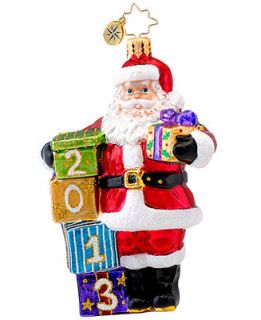 Christopher Radko Exclusive 2013 Dated for Delivery Santa Ornament   Holiday Lane